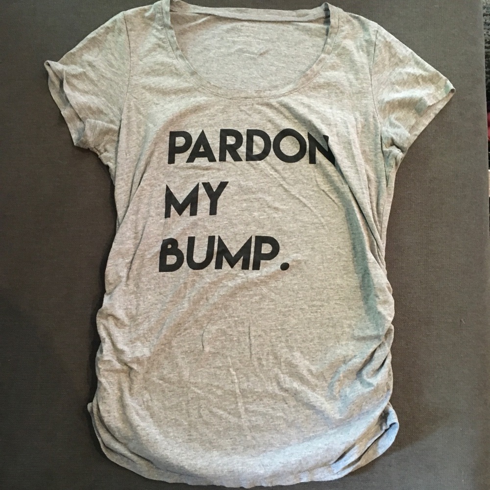 Pardon My Bump maternity tee shirt